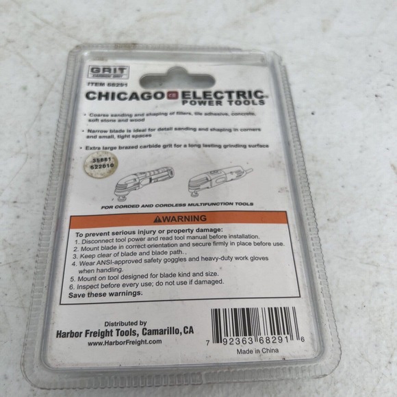 WARRIOR Carbide Grit Finger Rasp for Oscillating Multi-Tools - Picture 7 of 8